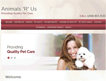 Tablet Screenshot of animalsrusboise.com
